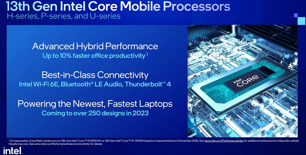 13. nesil Intel mobil işlemciler