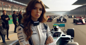 kadın formula 1 sürücü